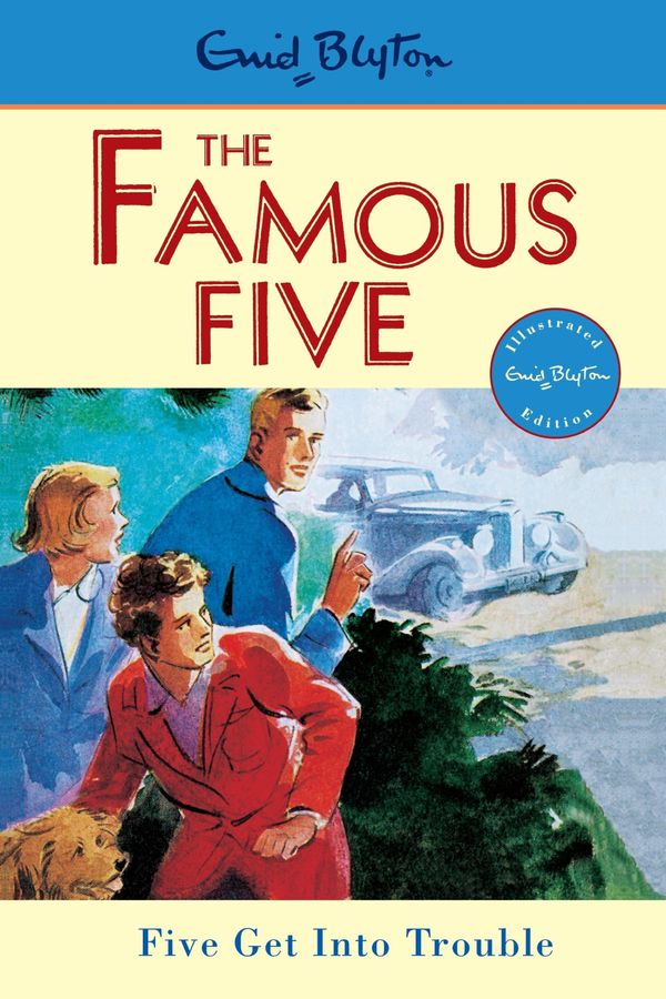 English bookcover: "Five get into trouble"