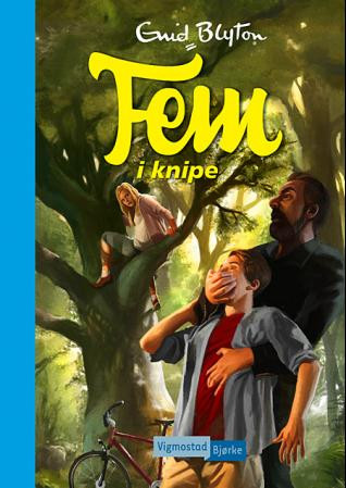 Norwegian bookcover: "Fem i knipe"
