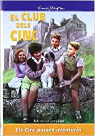 Catalan bookcover: "Els Cinc passen aventures"
