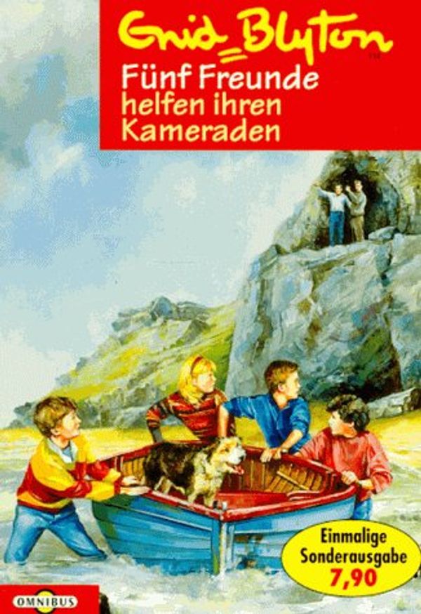 German bookcover: "Fünf Freunde helfen ihrem Kameraden"