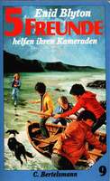 German bookcover: "Fünf Freunde helfen ihrem Kameraden"