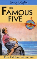 English bookcover: "Five fall into adventure"