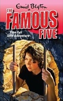 English bookcover: "Five fall into adventure"
