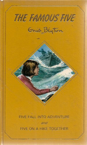 English bookcover: "Five fall into adventure"