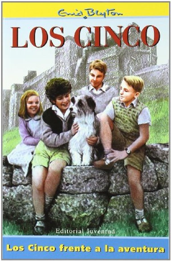 Spanish bookcover: "Los Cinco frente a la aventura"