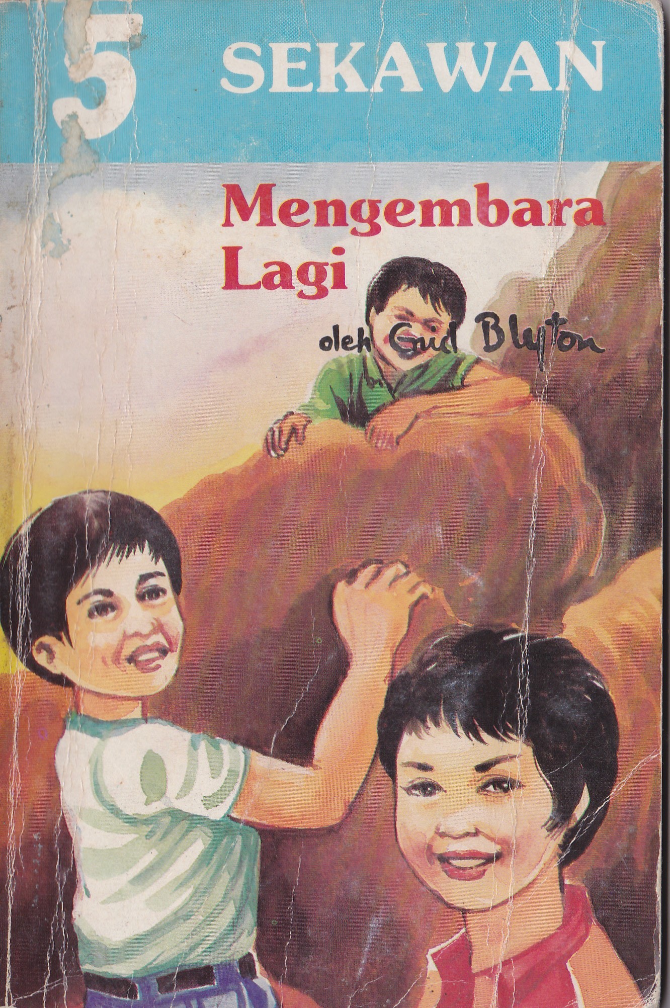 Malay bookcover: "5 Sekawan: Mengembara Lagi"