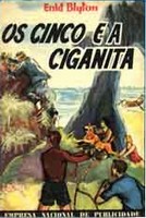 Portuguese bookcover: "Os Cinco e a Ciganita / Os Cinco e a Cigana"