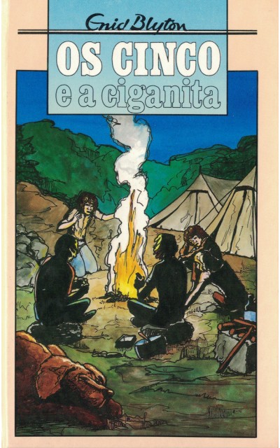 Portuguese bookcover: "Os Cinco e a Ciganita / Os Cinco e a Cigana"