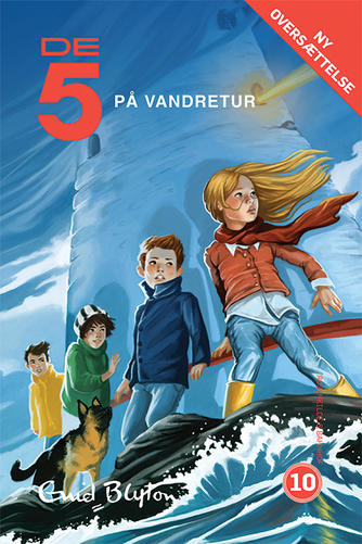Danish bookcover: "De fem i den gamie ruin / De 5 på vandretur"