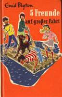 German bookcover: "Fünf Freunde auf großer Fahrt"