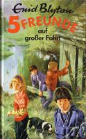 German bookcover: "Fünf Freunde auf großer Fahrt"