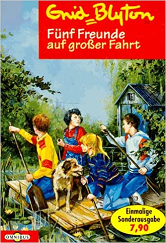 German bookcover: "Fünf Freunde auf großer Fahrt"