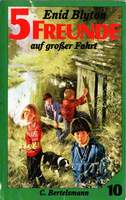 German bookcover: "Fünf Freunde auf großer Fahrt"