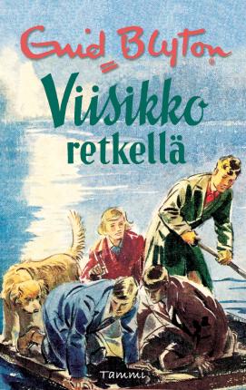 Finnish bookcover: "Viisikko retkellä"