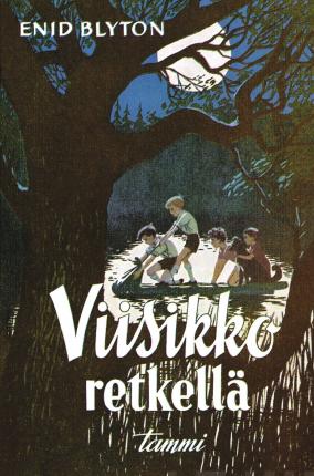 Finnish bookcover: "Viisikko retkellä"
