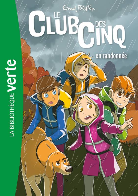 French bookcover: "Le Club des Cinq en randonnée / Les Cinq et la jolie Jeanne"