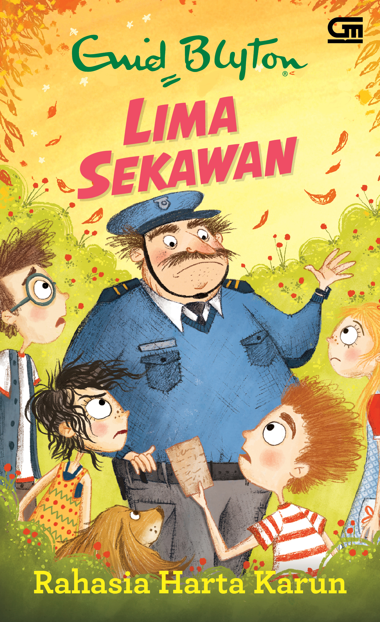 Indonesian bookcover: "Seri Lima Sekawan: Rahasia Harta Karun"