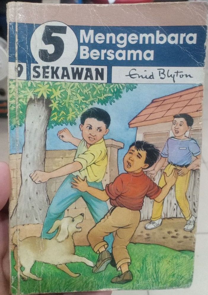 Malay bookcover: "5 Sekawan: Mengembara Bersama"