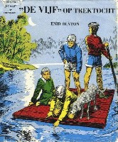 Dutch bookcover: "De Vijf op trektocht"
