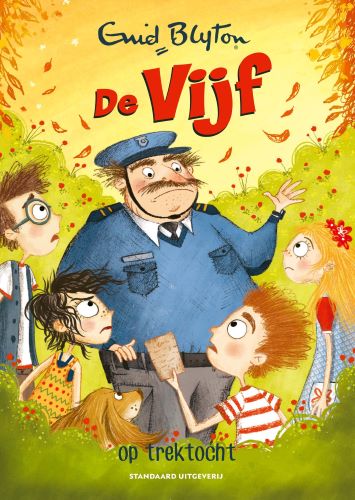 Dutch bookcover: "De Vijf op trektocht"