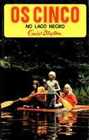 Portuguese bookcover: "Os Cinco no Lago Negro / Os Cinco e as Jóias Roubadas"