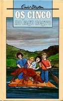 Portuguese bookcover: "Os Cinco no Lago Negro / Os Cinco e as Jóias Roubadas"