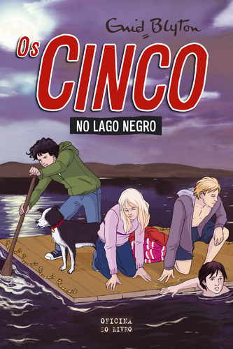 Portuguese bookcover: "Os Cinco no Lago Negro / Os Cinco e as Jóias Roubadas"