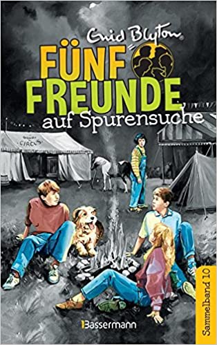 deutsches Buchcover: "Fünf Freunde und ein Zigeunermädchen"