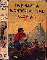 englisches Buchcover: "Five have a wonderful time"