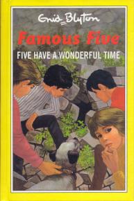 englisches Buchcover: "Five have a wonderful time"