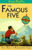 englisches Buchcover: "Five have a wonderful time"
