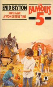 englisches Buchcover: "Five have a wonderful time"