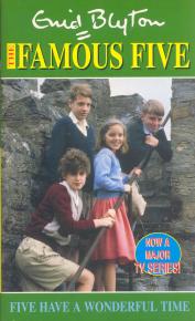 englisches Buchcover: "Five have a wonderful time"