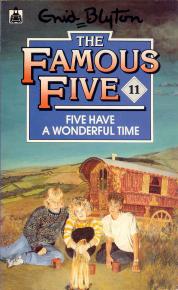 englisches Buchcover: "Five have a wonderful time"
