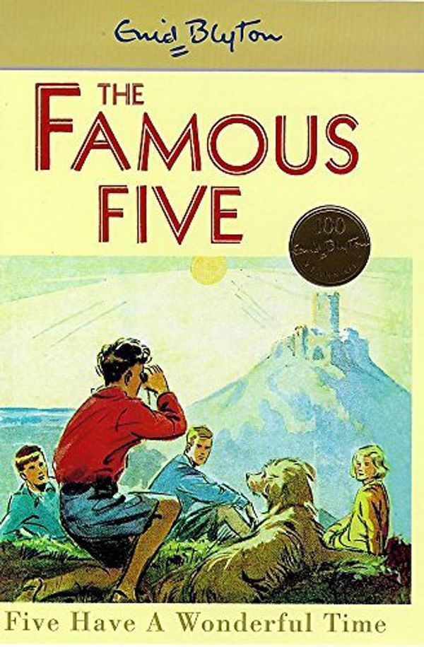 englisches Buchcover: "Five have a wonderful time"