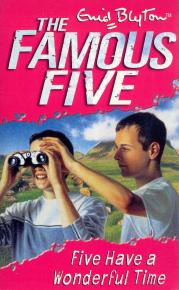 englisches Buchcover: "Five have a wonderful time"