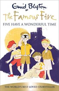 englisches Buchcover: "Five have a wonderful time"