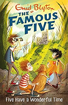 englisches Buchcover: "Five have a wonderful time"