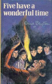 englisches Buchcover: "Five have a wonderful time"