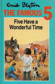 englisches Buchcover: "Five have a wonderful time"