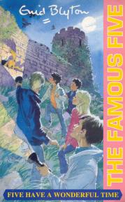 englisches Buchcover: "Five have a wonderful time"