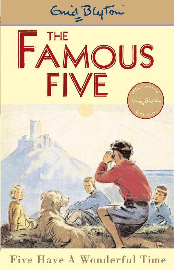englisches Buchcover: "Five have a wonderful time"