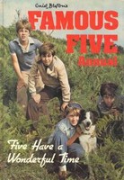englisches Buchcover: "Five have a wonderful time"