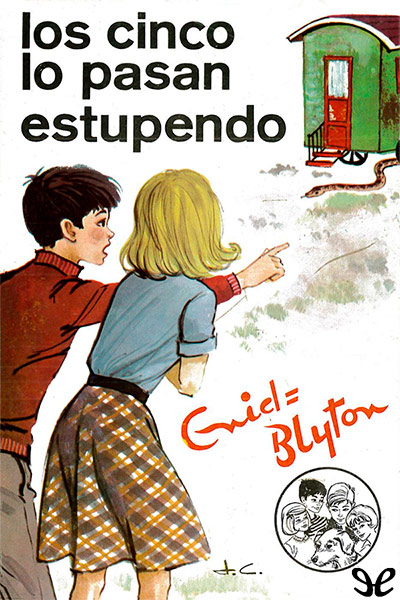 spanisches Buchcover: "Los Cinco lo pasan estupendo"