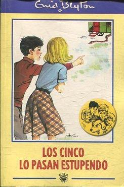 spanisches Buchcover: "Los Cinco lo pasan estupendo"