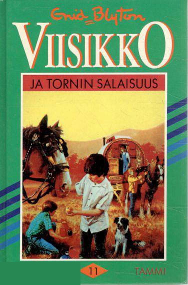 finnisches Buchcover: "Viisikko ja tornin salaisuus"