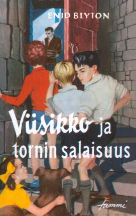 finnisches Buchcover: "Viisikko ja tornin salaisuus"