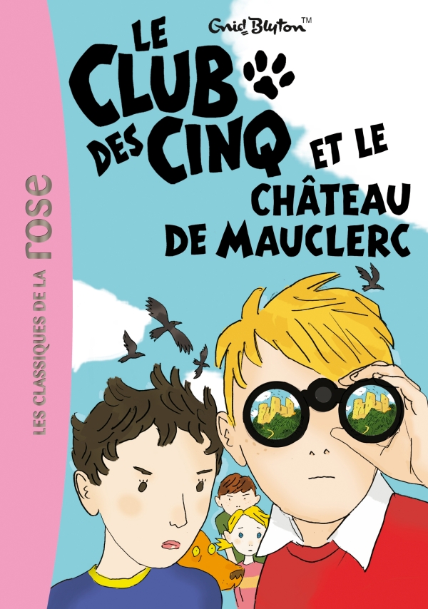 französisches Buchcover: "Le Club des Cinq en roulotte / Les Cinq s