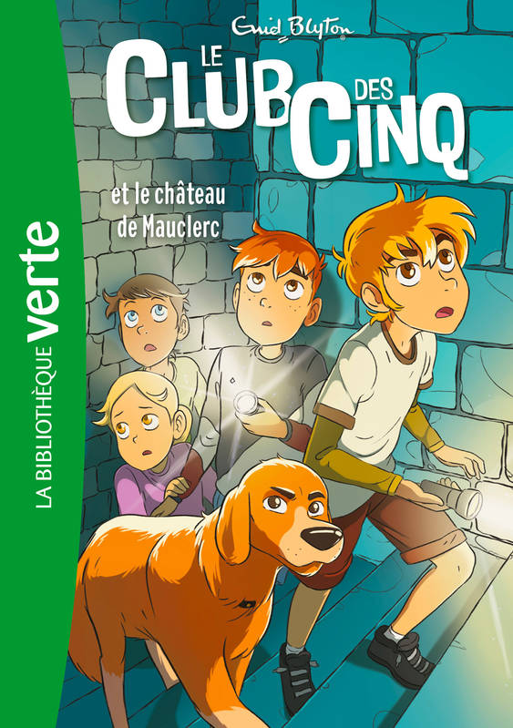 französisches Buchcover: "Le Club des Cinq en roulotte / Les Cinq s