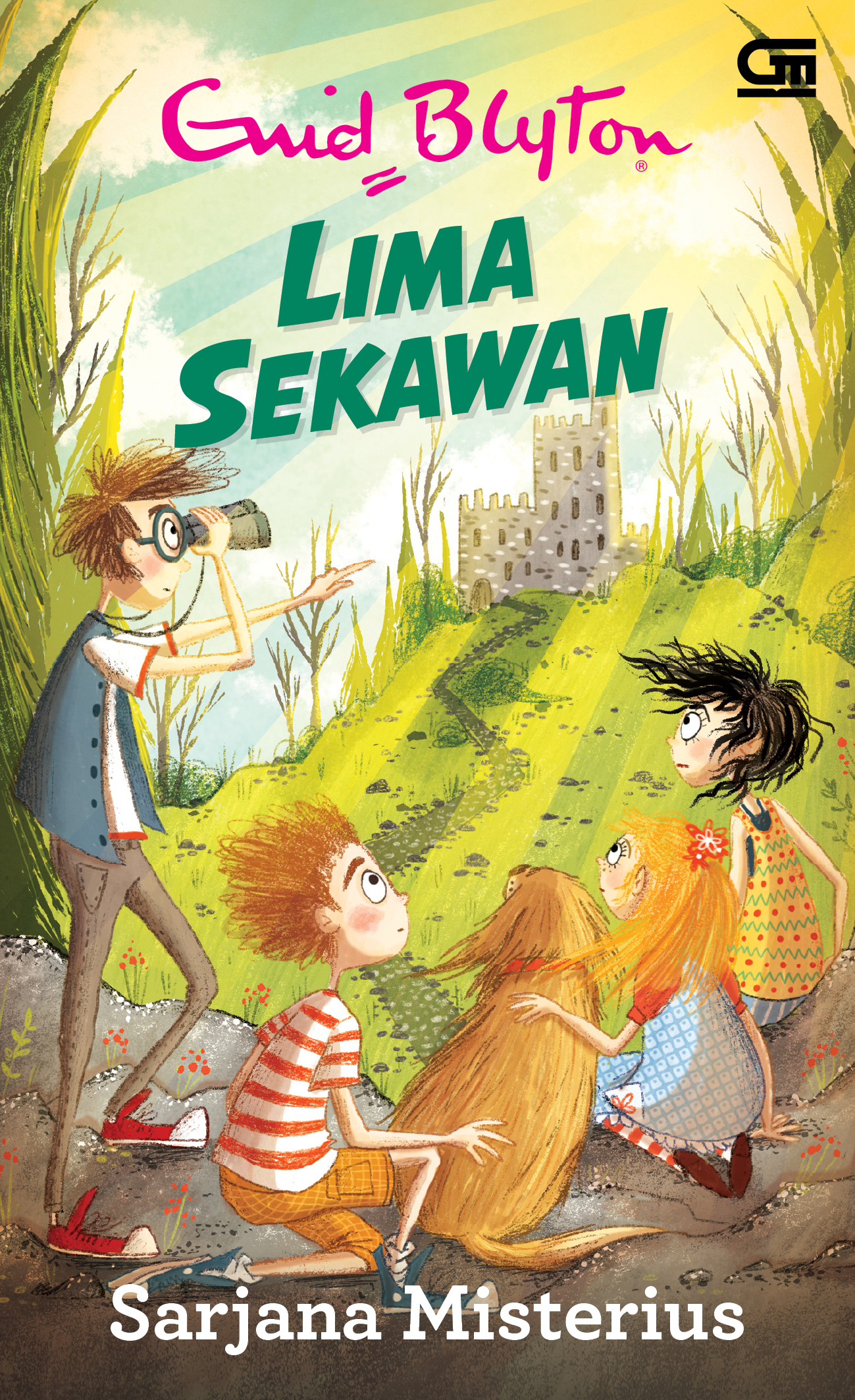 indonesisches Buchcover: "Seri Lima Sekawan: Sarjana Misterius"
